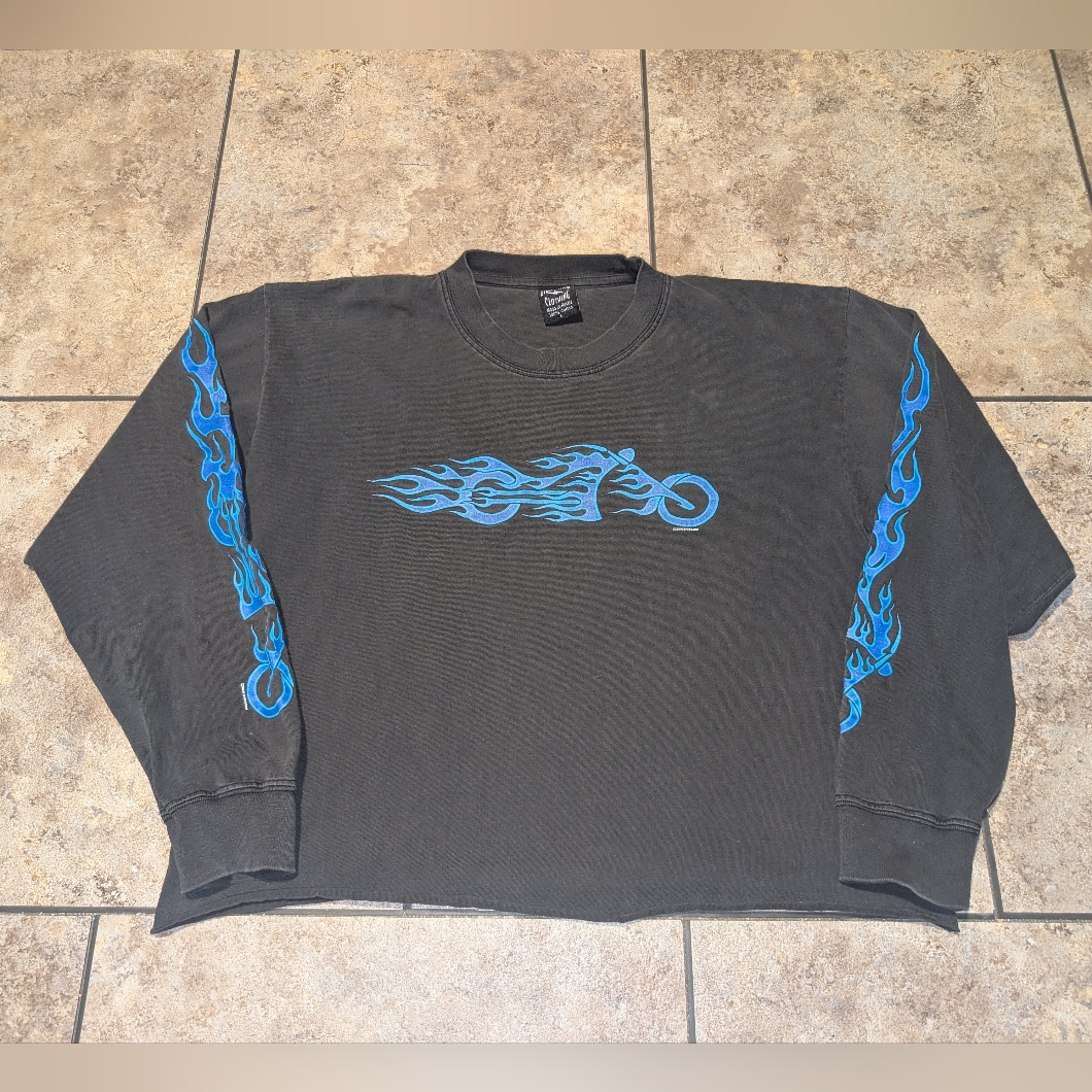 Lightning Wear Vintage 2001 Long Sleeve Mens Large Ladies Xl Fader!!!!!!